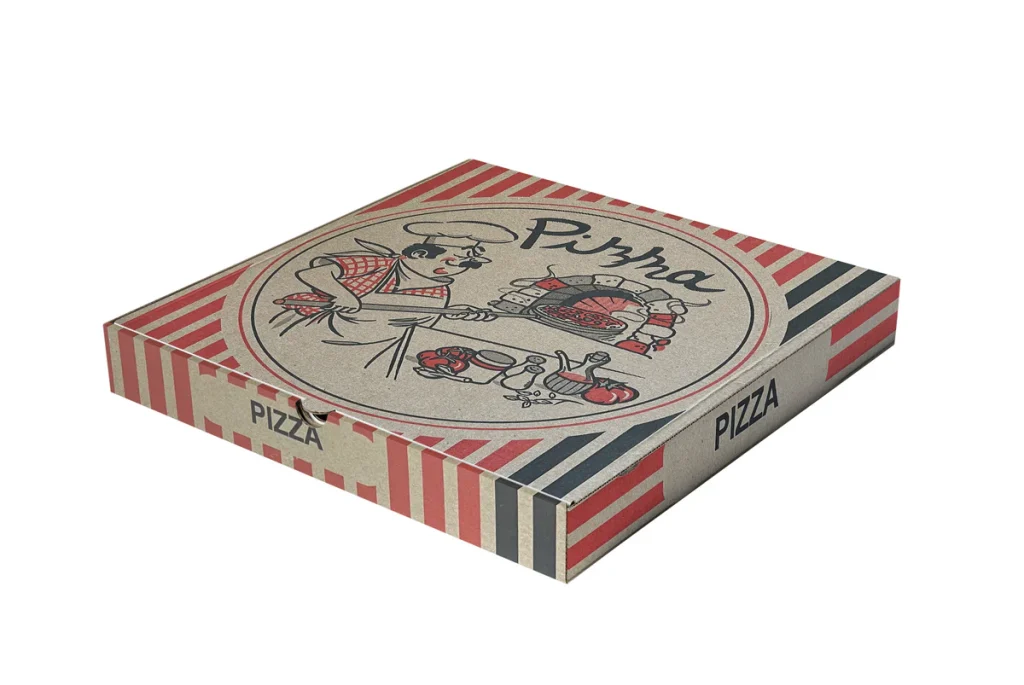 Pizzakarton BRAUN NYC 36x36x4 cm für Pizza-Dienste - BlackBoss GmbH