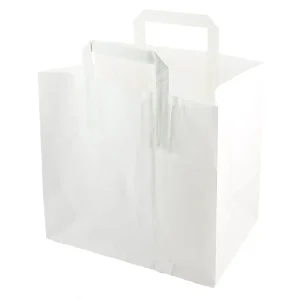 Papier-Tragetaschen 32x16+25cm breite braune Papiertüten - BlackBoss GmbH