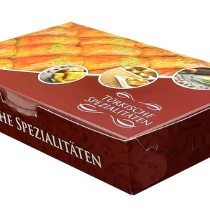 Baklavabox beschichtet 500 gr fettdichte Verpackung für Baklava - BlackBoss GmbH